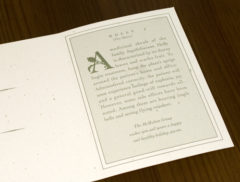 Inside card design for McMahon Group