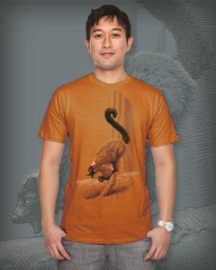 Screamin' Lemur T-shirt: Model and Detail