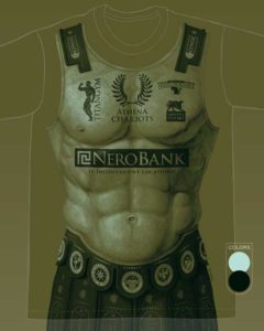 Sponsored Gladiator t-shirt design