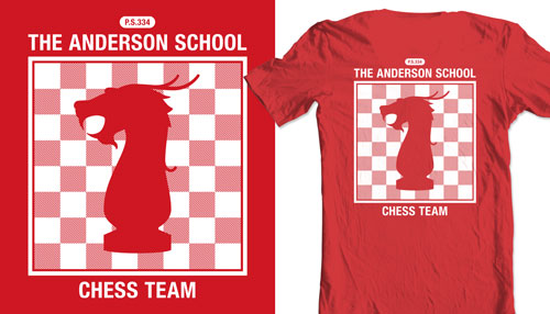 Back logo for The Anderson School Chess Team