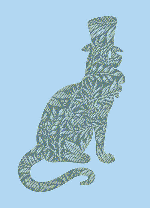 Wm Morris the Cat illustration