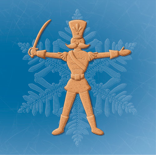 Toy Soldier Gingerbread Man