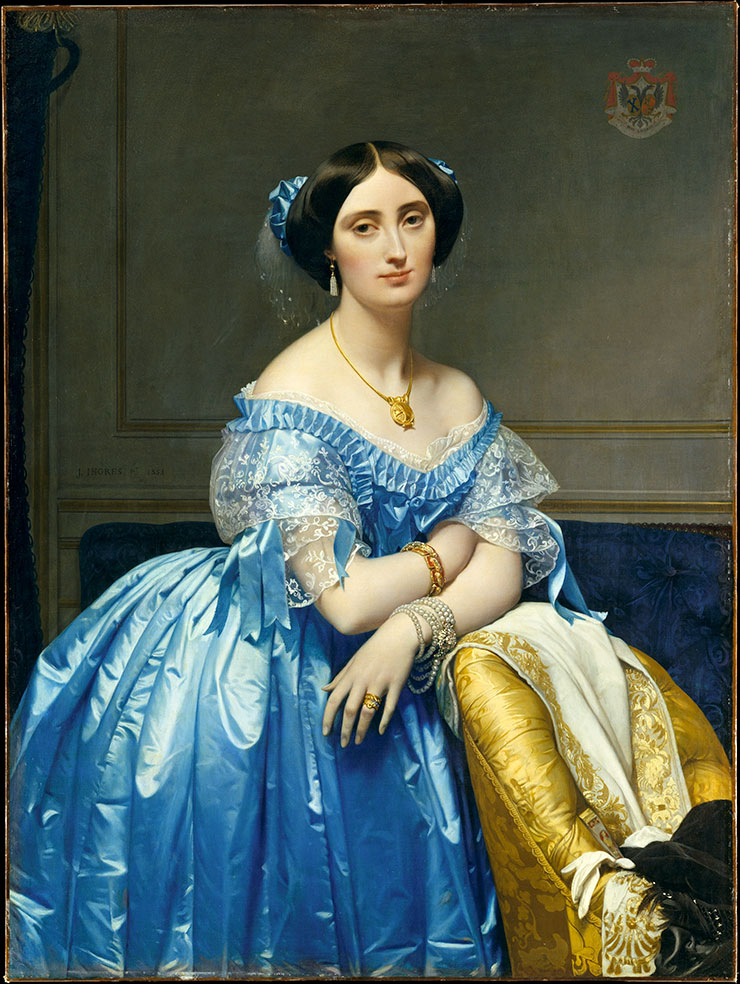 Princesse de Broglie by Ingres at The Met