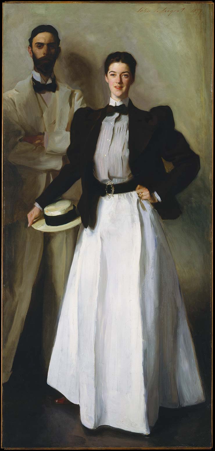 Mr & Mrs I N Phelps Stokes by Sargent at The Met