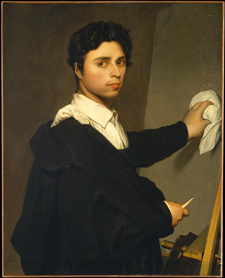 Copy of Ingres Self-Portrait at The Met