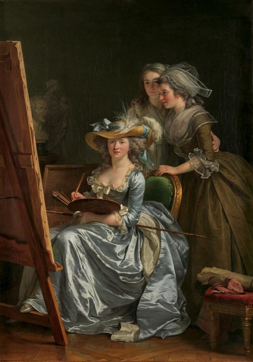 Self-Portrait with Two Pupils by Adélaïde Labille-Guiard at The Met