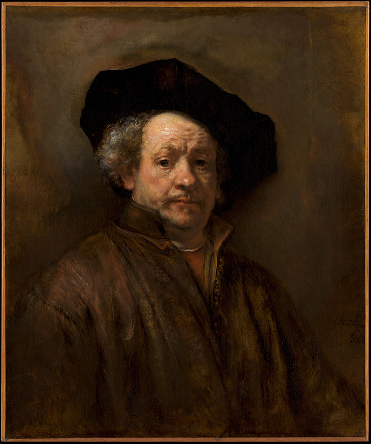 Self-Portrait by Rembrandt at The Met